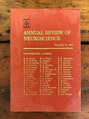 Seller image for Annual Review of Neuroscience - Volume 16, 1993 for sale by Antiquariat Liber Antiqua