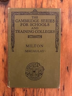 John Milton: An Essay (The Cambridge Series for School and Training Colleges)