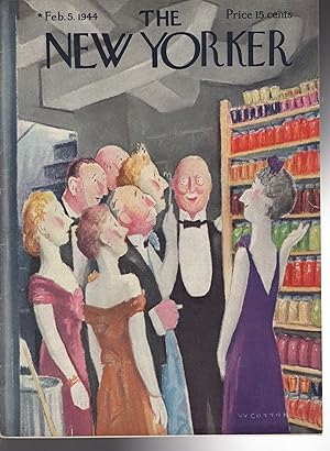 Imagen del vendedor de The New Yorker (Magazine): February 5, 1944 a la venta por Dorley House Books, Inc.