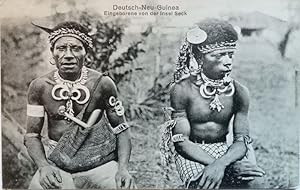 Deutsch Neu-Guinea. Eingeborene von der Insel Seck.