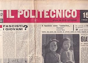 Il Politecnico. Settimanale di cultura contemporanea - nn. 15 / 20 / 24 / 25