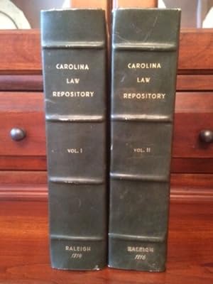 The Carolina Law Repository. Containing biographical sketches of eminent judges; opinions of Amer...