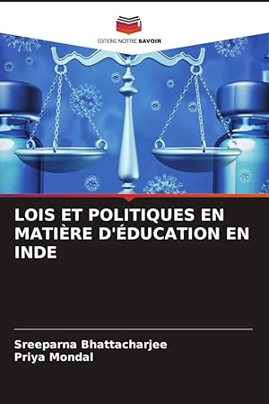 Seller image for LOIS ET POLITIQUES EN MATIRE D\ DUCATION EN INDE for sale by moluna