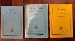 Seller image for 3 plays: In the Boom Boom Room; The Basic Training of Pavlo Hummel; The Orphan for sale by The Groaning Board