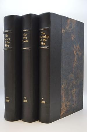 Seller image for J.R. Tolkien LORD OF RINGS 1st/1st Leather Rebound w/ Maps for sale by Lavendier Books