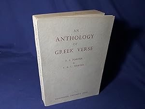 Seller image for An Anthology of Greek Verse(Paperback,1935) for sale by Codex Books