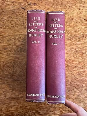 Image du vendeur pour Life and Letters of Thomas Henry Huxley [complete in 2 volumes] mis en vente par Denominator Books