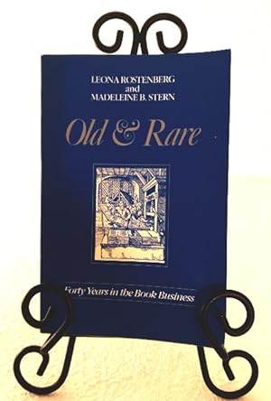 Immagine del venditore per Old & Rare: forty years in the book business venduto da Structure, Verses, Agency  Books