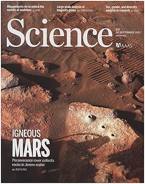 Science Magazine: Features Igneous Mars, Jezero Crater (30 September 2022)