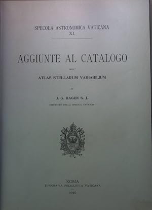 Aggiunte al Catalogo dell'Atlas Stellarum Variabilium (= Specola Astronomica Vaticana XI.)