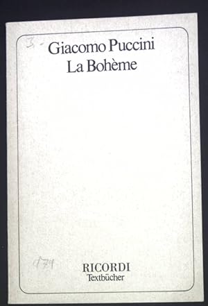 Image du vendeur pour La Bohme. mis en vente par books4less (Versandantiquariat Petra Gros GmbH & Co. KG)