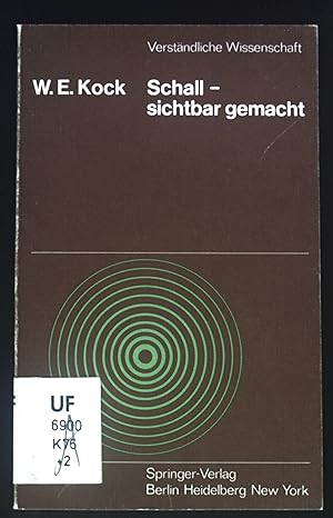 Seller image for Schall sichtbar gemacht. Verstndliche Wissenschaft ; Bd. 112 : Naturwiss. Abt. for sale by books4less (Versandantiquariat Petra Gros GmbH & Co. KG)
