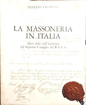 Immagine del venditore per La Massoneria in Italia. venduto da FIRENZELIBRI SRL