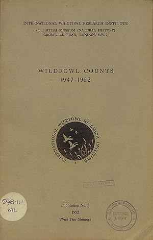 Image du vendeur pour Wildfowl Counts 1947-1952 mis en vente par WeBuyBooks