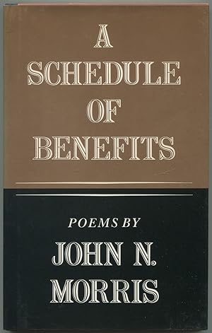 Imagen del vendedor de A Schedule of Benefits a la venta por Between the Covers-Rare Books, Inc. ABAA