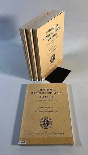 Bild des Verkufers fr Bibliographie der niederschsischen Geschichte fr die Jahre 1933 bis 1955. Bde 2 - 5. zum Verkauf von Antiquariat Bookfarm