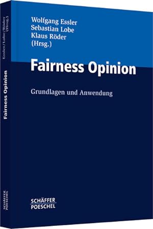 Fairness Opinion : Grundlagen und Anwendung.