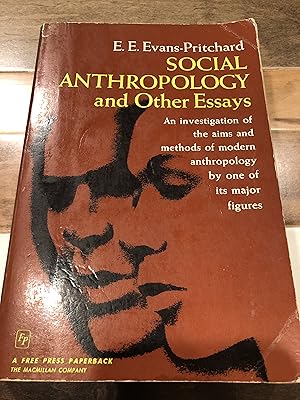 Imagen del vendedor de Social Anthropology and Other Essays a la venta por Rosario Beach Rare Books