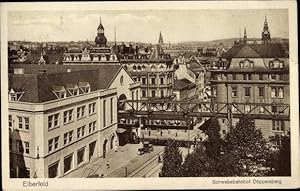 Ansichtskarte / Postkarte Elberfeld Wuppertal, Schwebebahnhof Döppersberg, Übersicht