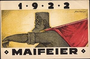 Ansichtskarte / Postkarte Alter Kämpe, Maifeier 1922, Gewerkschaftsfestkarten