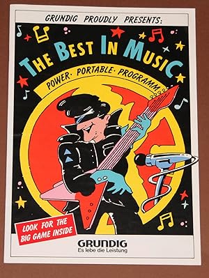 Grundig proudly presents: The best in music - Power . Portable . Programm ( Katalog Tragbare Kass...