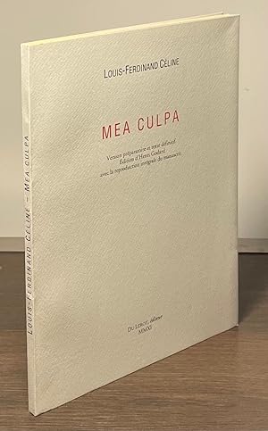 Imagen del vendedor de Mea Culpa a la venta por San Francisco Book Company