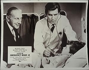 Seller image for Life in Emergency Ward 10 8 x 10 English FOH Lobby Card 1959 Michael Craig, Scarce! for sale by AcornBooksNH