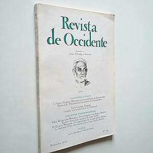 Seller image for Cuestiones actuales, Literatura hispanoamericana y otros. Revista de Occidente. N 93 (Diciembre, 1970) for sale by MAUTALOS LIBRERA