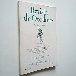 Imagen del vendedor de Biologa y poblacin y otros. Revista de Occidente. N 85 (Abril, 1970) a la venta por MAUTALOS LIBRERA