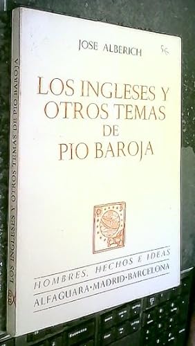 Imagen del vendedor de Los ingleses y otros temas de Po Baroja a la venta por Librera La Candela