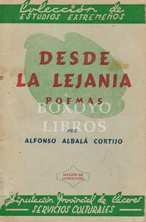 Seller image for Desde la lejana. Poemas (1946-1947) for sale by Boxoyo Libros S.L.