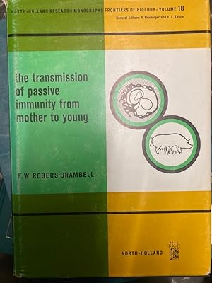 Bild des Verkufers fr The Transmission of Passive Immunity from Mother to Young. zum Verkauf von Plurabelle Books Ltd
