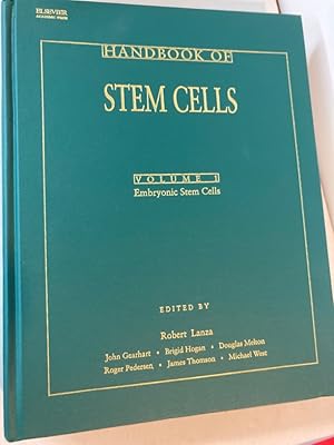 Immagine del venditore per Handbook of Stem Cells. Volume 1: Embryonic Stem Cells. venduto da Plurabelle Books Ltd