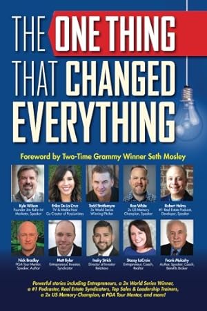Seller image for The One Thing That Changed Everything for sale by WeBuyBooks