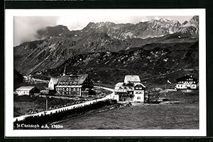 Bild des Verkäufers für Ansichtskarte St. Christoph a. A., Ortspartie mit Bergen zum Verkauf von Bartko-Reher