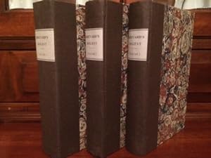 Seller image for An Alphabetical Digest of the Public Statute Law of South Carolina. Complete in 3 Volumes for sale by Jim Crotts Rare Books, LLC