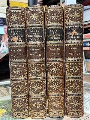 The Lives of The Chief Justices of England, in Four Volumes (Complete 4-Volume Set)