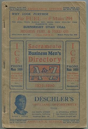 Seller image for Sacramento Business Men's Directory 1929-1930 for sale by Between the Covers-Rare Books, Inc. ABAA