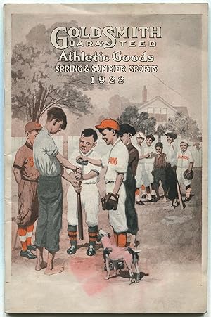 Spring and Summer Sports Catalog 1922. Goldsmith Guaranteed Athletic Goods