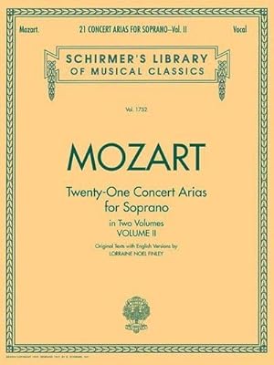 Seller image for 21 Concert Arias for Soprano - Volume II : Schirmer Library of Classics Volume 1752 Voice and Piano for sale by AHA-BUCH GmbH