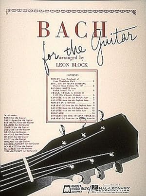 Bild des Verkufers fr Bach for Guitar: Guitar Solo zum Verkauf von AHA-BUCH GmbH