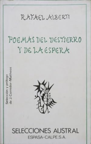 Seller image for Poemas del destierro y de la espera (antologa) for sale by Librera Alonso Quijano