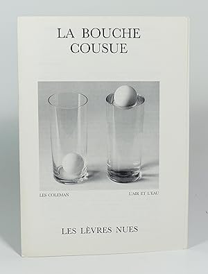 Seller image for La bouche cousue for sale by Librairie L'Autre sommeil