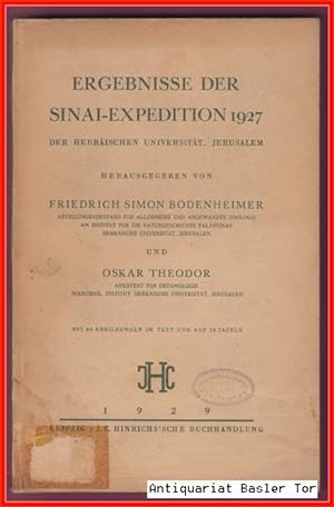 Image du vendeur pour Ergebnisse der Sinai-Expedition 1927 der Hebräischen Universität, Jerusalem. mis en vente par Antiquariat Basler Tor
