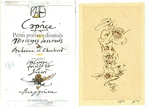 Caprice - messages dessinés à Antoine et Eberhard et en pensée à E. M. Cioran fouad El-Etr Gerard...