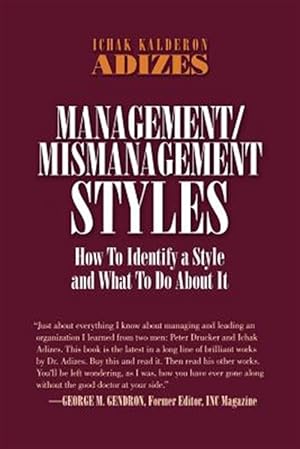 Bild des Verkufers fr Managementmismanagement Styles zum Verkauf von GreatBookPrices