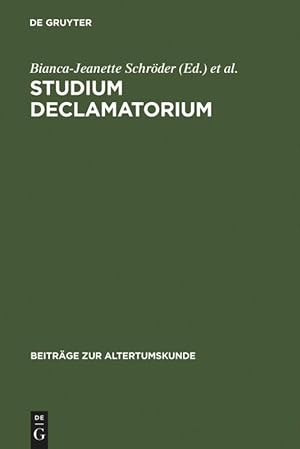Seller image for Studium declamatorium for sale by moluna