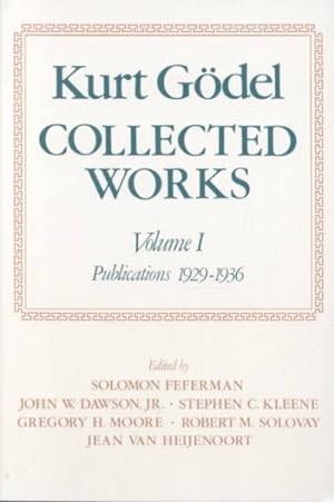 Image du vendeur pour Collected Works : Publications 1929-1936 mis en vente par GreatBookPrices