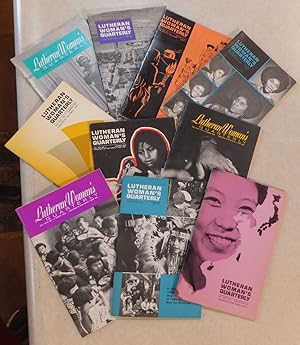 LUTHERAN WOMAN'S QUARTERLY / LUTHERAN WOMEN'S MISSIONARY LEAGUE 10 ISSUES 1969 TO 1978