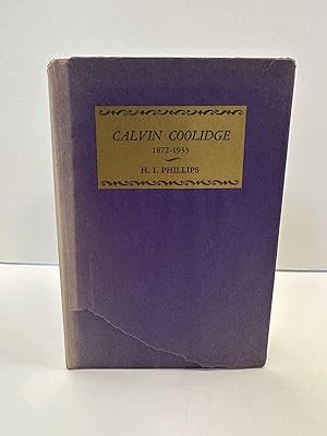 CALVIN COOLIDGE 1872-1933 [SIGNED]